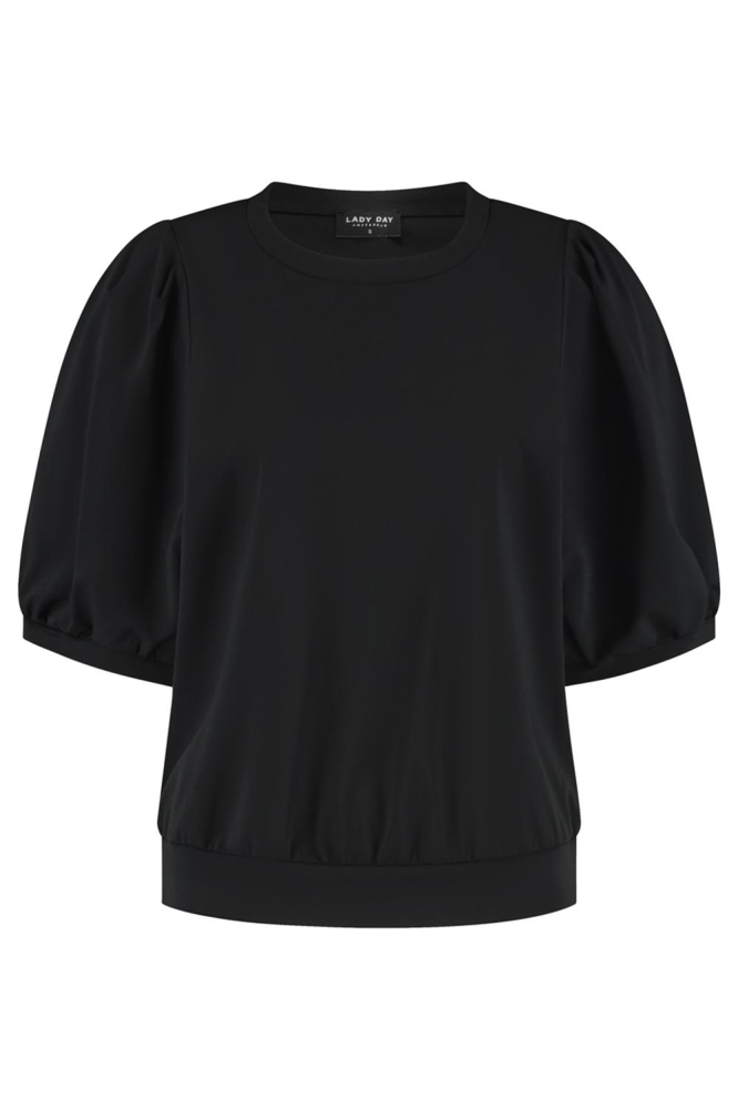 Lady Day zwarte dames t-shirt | Vooraanzicht