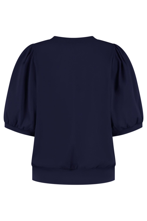 Lady Day blauwe dames t-shirt | Achteraanzicht