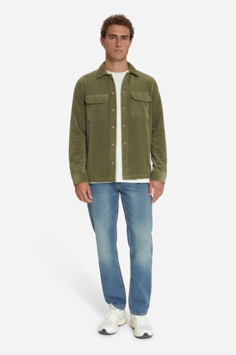 NO-EXCESS groene heren overhemd | Model