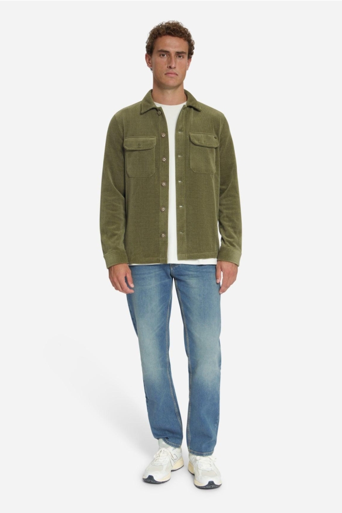 NO-EXCESS groene heren overhemd | Model