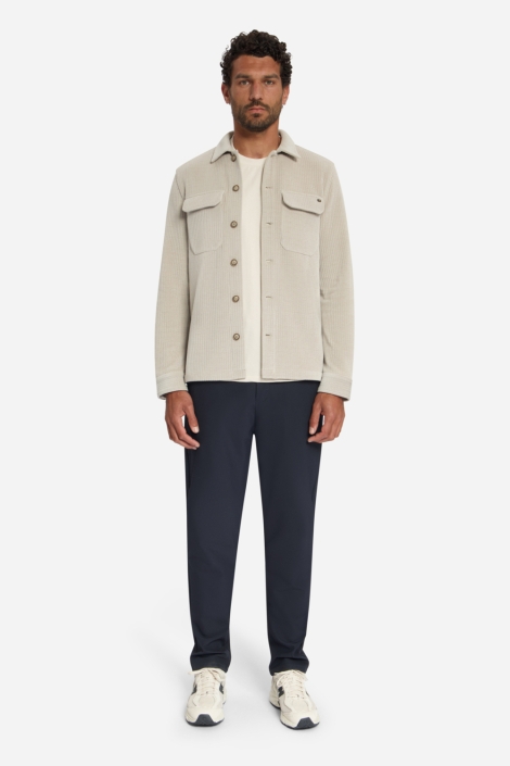 NO-EXCESS beige heren overhemd | Model