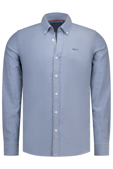 NZA Overhemd SHIRT LONG SLEEVE 26HN500 2637 CAPRI BLUE