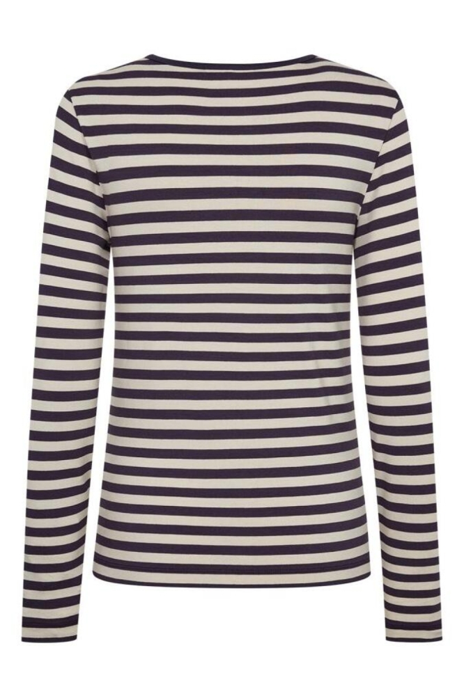 Freequent paarse dames t-shirt | Achteraanzicht