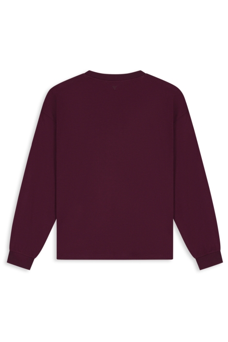 Pure Path bordeaux heren t-shirt | Achteraanzicht