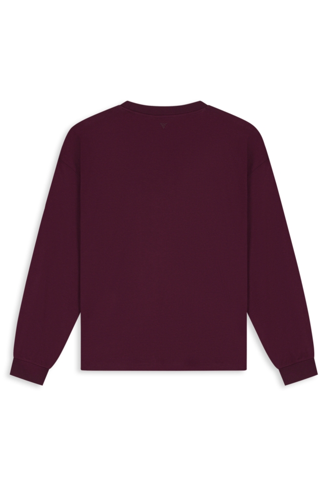 Pure Path bordeaux heren t-shirt | Achteraanzicht