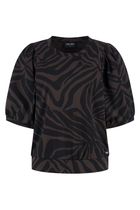 Lady Day bruine dames t-shirt | Vooraanzicht