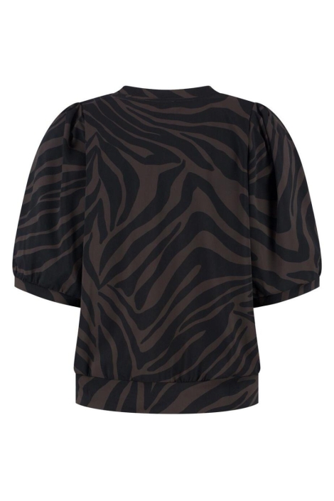 Lady Day bruine dames t-shirt | Achteraanzicht