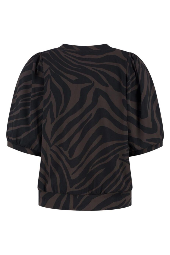 Lady Day bruine dames t-shirt | Achteraanzicht