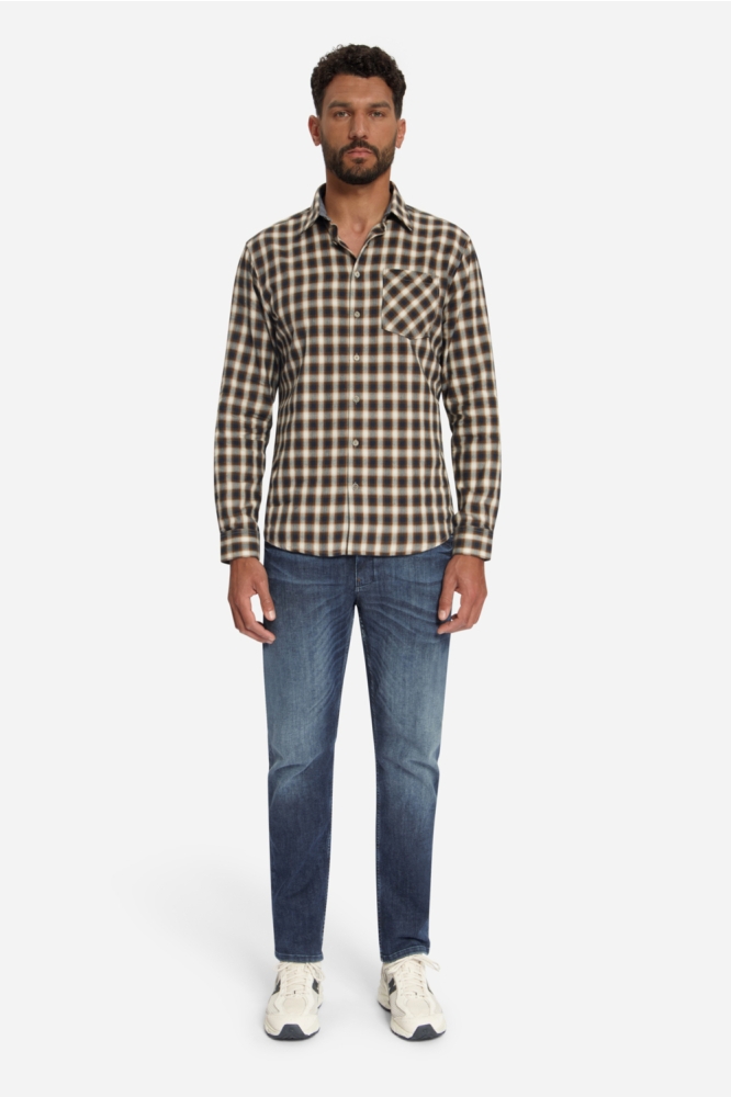NO-EXCESS camel heren overhemd | Model