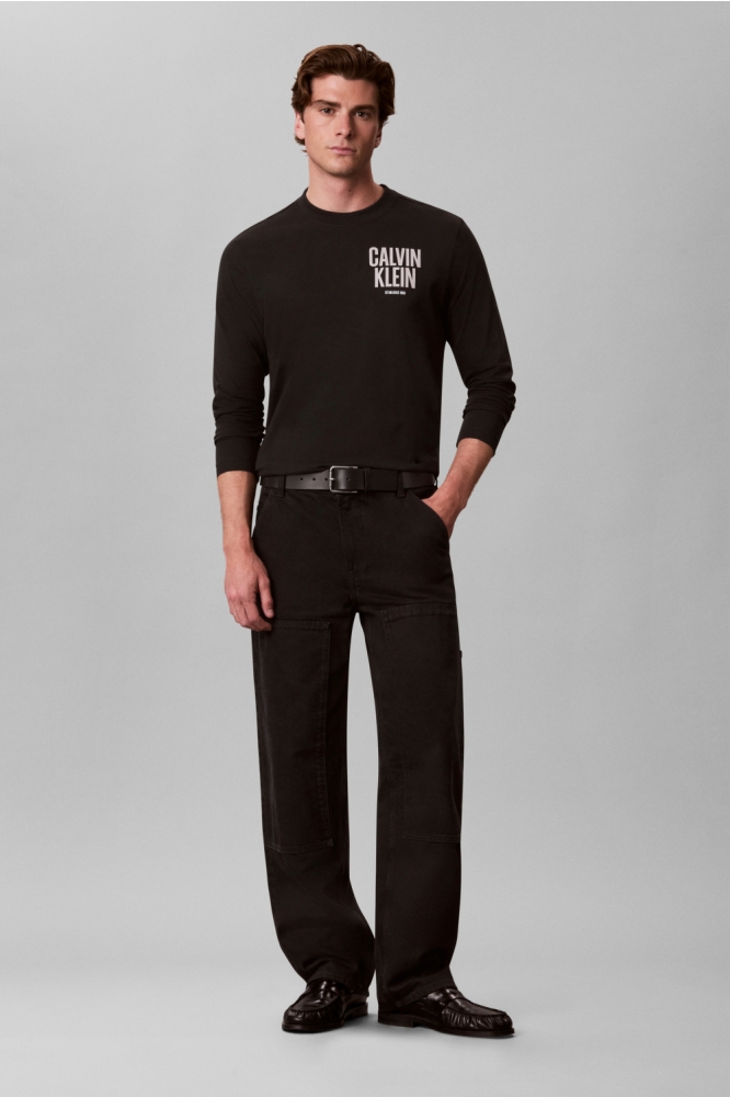 Calvin Klein zwarte heren t-shirt | Model