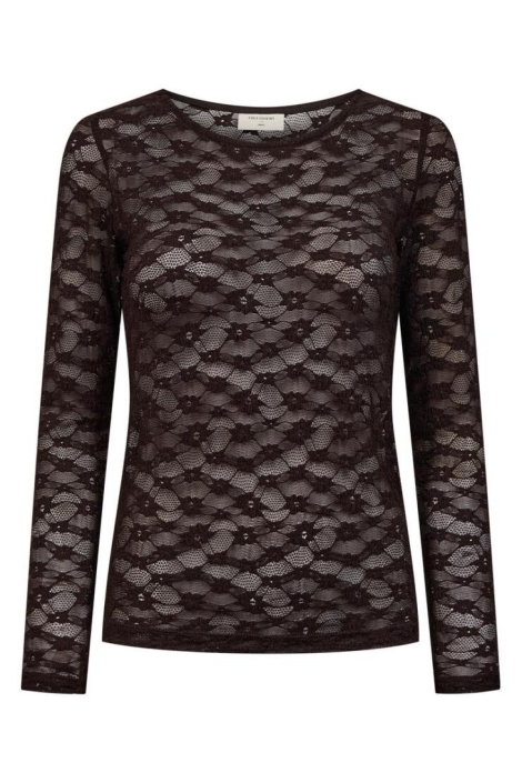 Freequent bruine dames top | Vooraanzicht