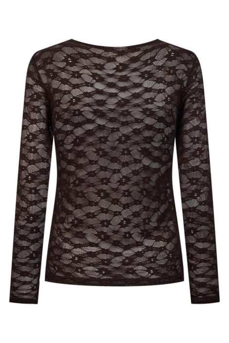 Freequent bruine dames top | Achteraanzicht