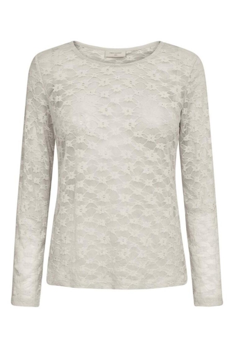 Freequent beige dames top | Vooraanzicht