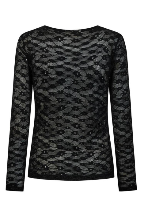 Freequent zwarte dames top | Achteraanzicht