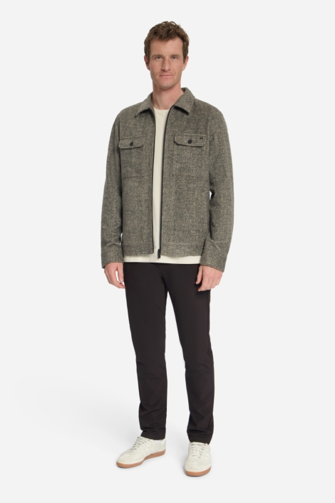 NO-EXCESS bruine heren overhemd | Model