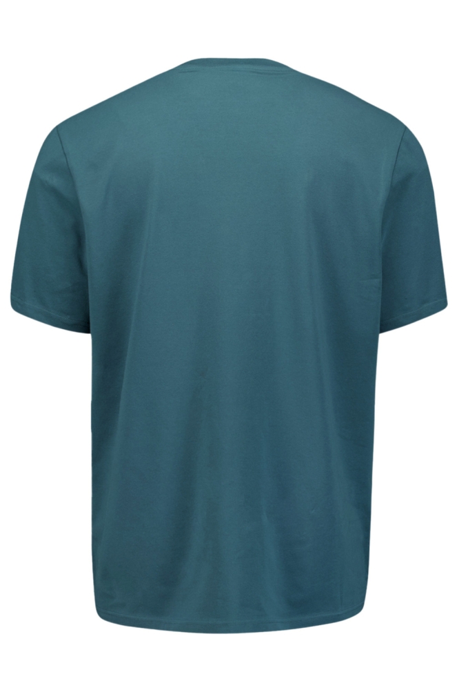 NO-EXCESS blauwe heren t-shirt | Achteraanzicht