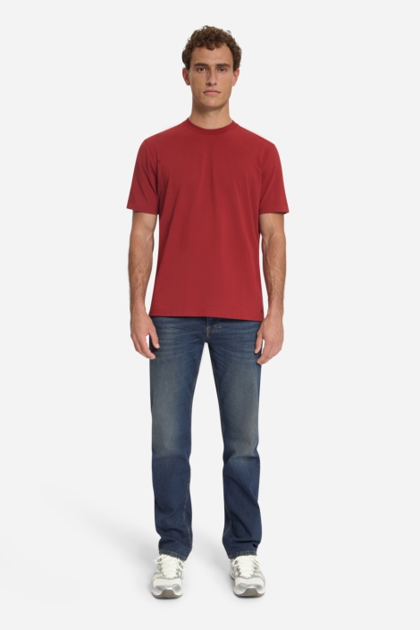 NO-EXCESS rode heren t-shirt | Model