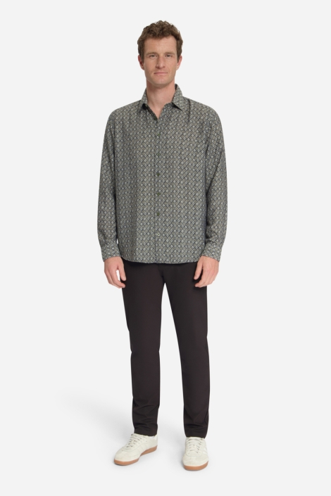 NO-EXCESS groene heren overhemd | Model