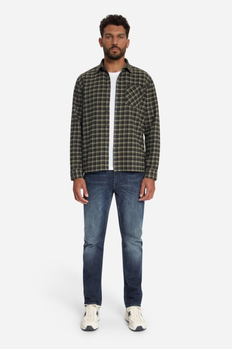 NO-EXCESS groene heren overhemd | Model