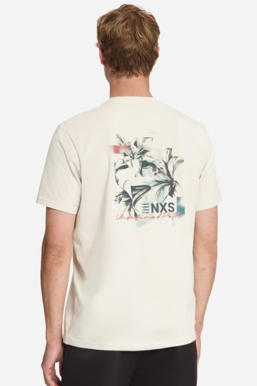 NO-EXCESS T-shirt T SHIRT MET BACK PRINT 33340715 Stone
