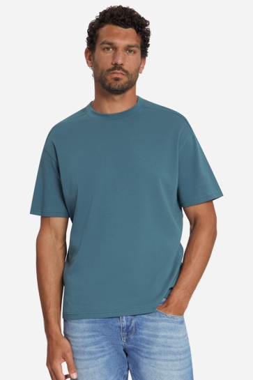 NO-EXCESS T-shirt INTERLOCK T SHIRT 33340761SN Shadow Blue