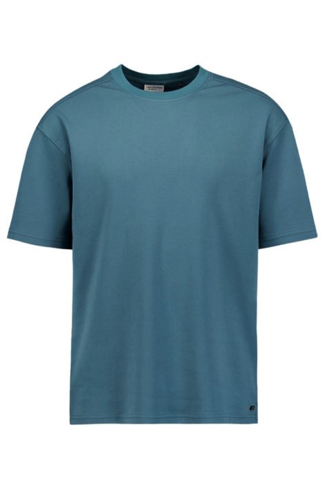 NO-EXCESS blauwe heren t-shirt | Vooraanzicht