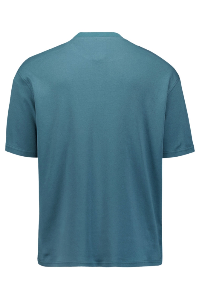 NO-EXCESS blauwe heren t-shirt | Achteraanzicht