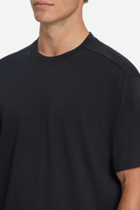 NO-EXCESS zwarte heren t-shirt | Close up