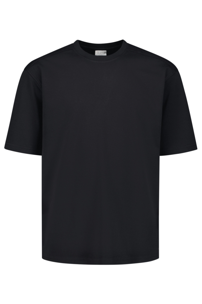 NO-EXCESS zwarte heren t-shirt | Vooraanzicht