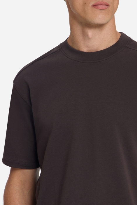 NO-EXCESS bruine heren t-shirt | Close up