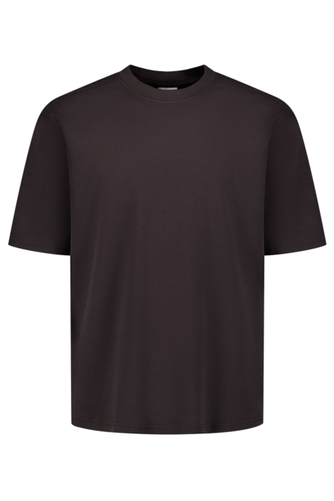 NO-EXCESS bruine heren t-shirt | Vooraanzicht