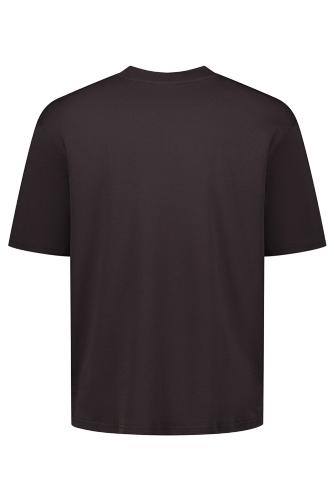 NO-EXCESS bruine heren t-shirt | Achteraanzicht