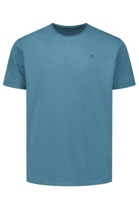 NO-EXCESS blauwe heren t-shirt | Vooraanzicht