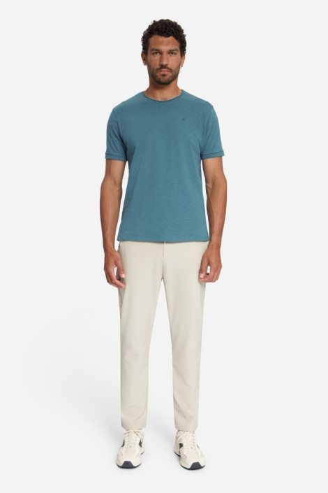 NO-EXCESS blauwe heren t-shirt | Model