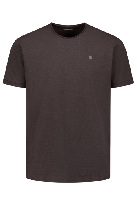 NO-EXCESS bruine heren t-shirt | Vooraanzicht