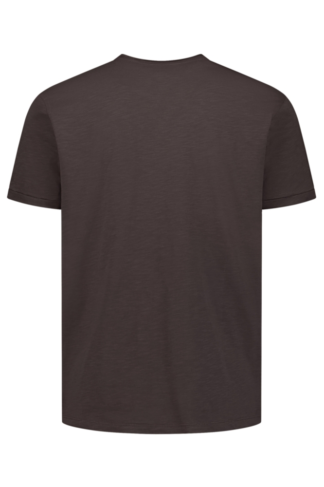 NO-EXCESS bruine heren t-shirt | Achteraanzicht