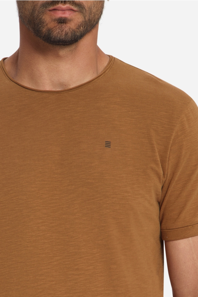 NO-EXCESS camel heren t-shirt | Close up