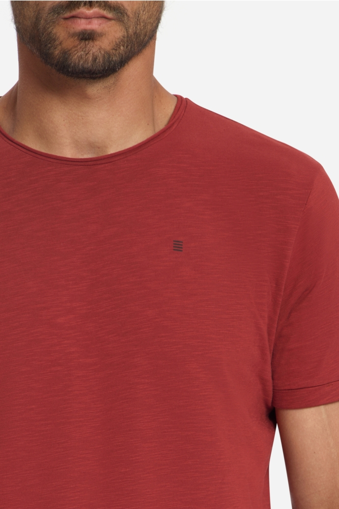 NO-EXCESS rode heren t-shirt | Close up