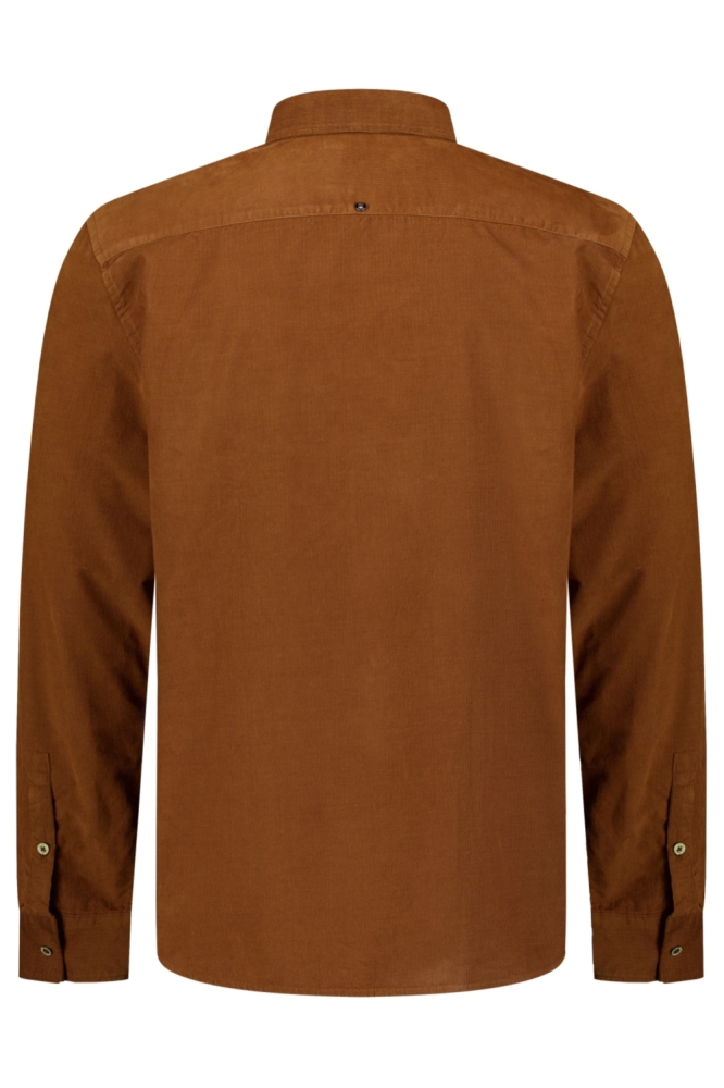NO-EXCESS camel heren overhemd | Achteraanzicht
