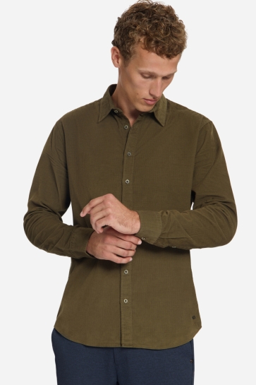 NO-EXCESS Overhemd CORDUROY OVERHEMD 33400895 Moss