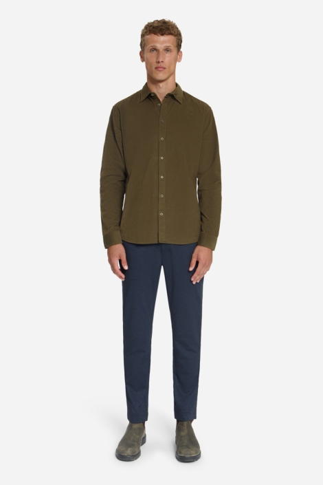 NO-EXCESS groene heren overhemd | Model