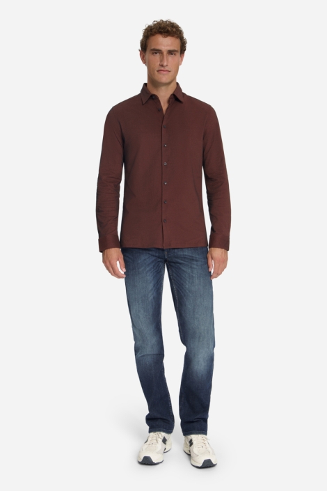 NO-EXCESS rode heren overhemd | Model