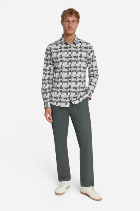 NO-EXCESS camel heren overhemd | Model