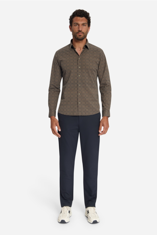 NO-EXCESS camel heren overhemd | Model