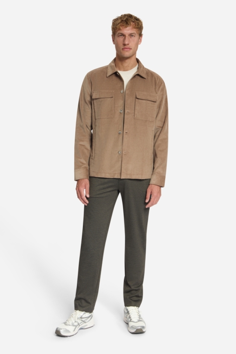 NO-EXCESS bruine heren overhemd | Model