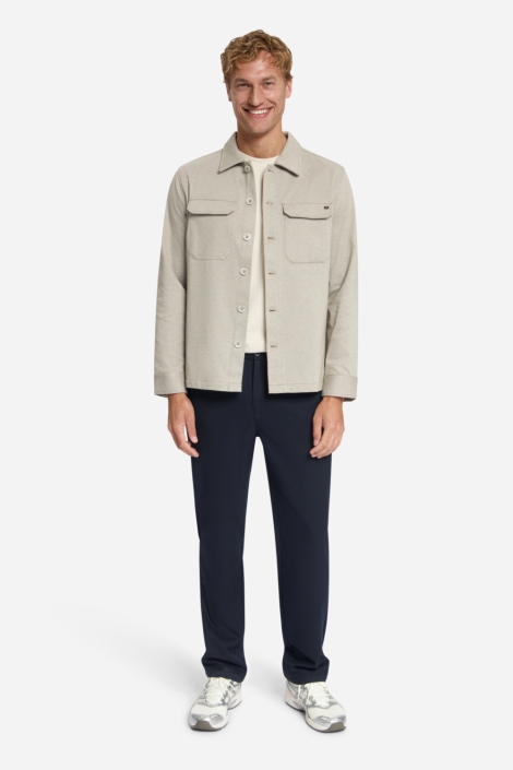 NO-EXCESS beige heren overhemd | Model