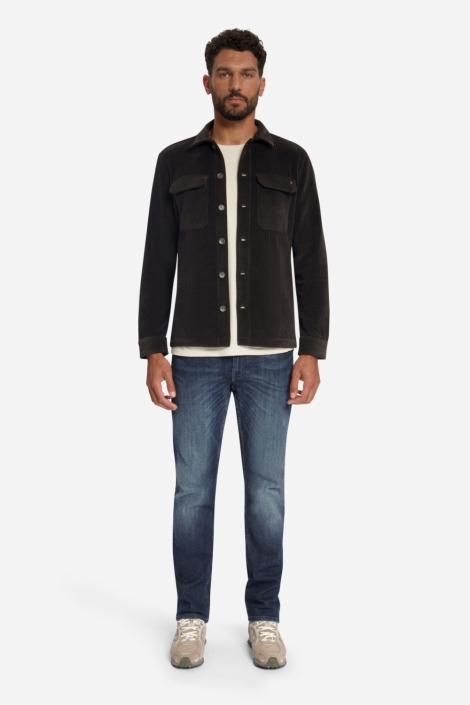 NO-EXCESS bruine heren overhemd | Model
