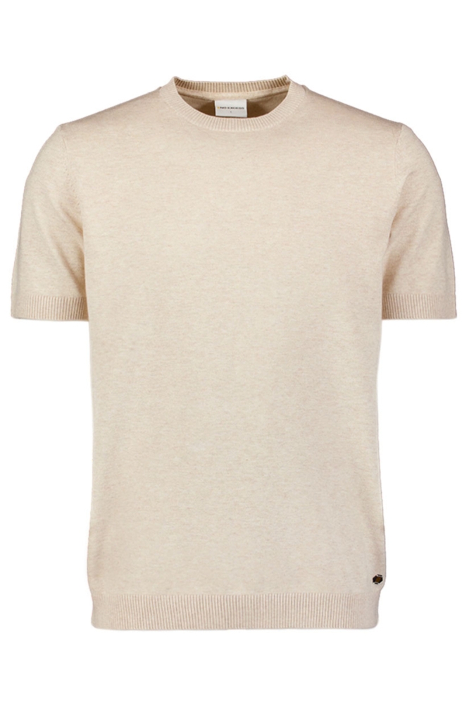 NO-EXCESS beige heren trui | Vooraanzicht