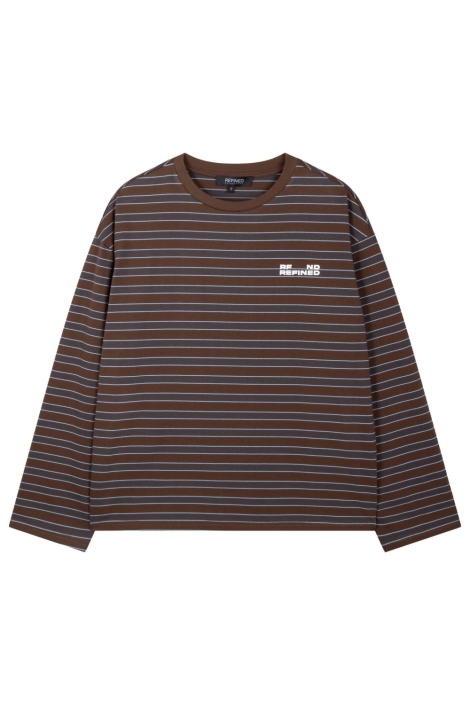Refined Department bruine dames t-shirt | Vooraanzicht