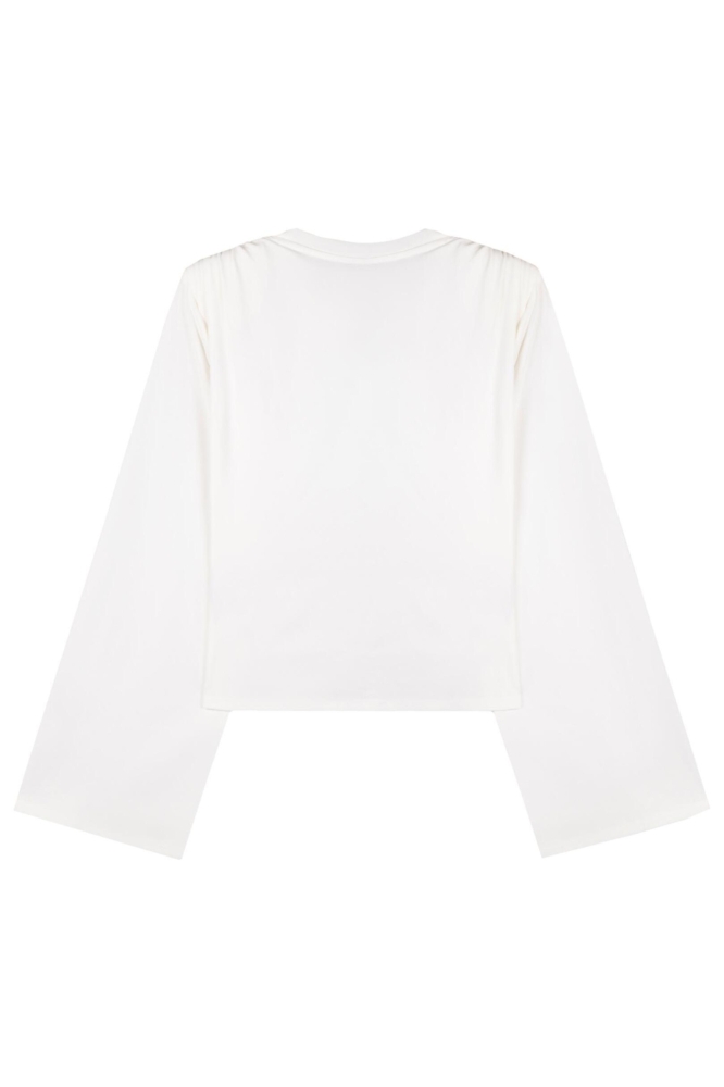 Refined Department witte dames t-shirt | Achteraanzicht